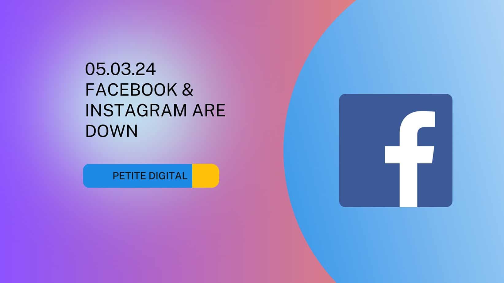 Facebook is down 05.03.2024 Live updates are being made in the post